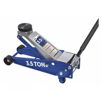 OTC Trolley Floor Jacks: Steel, Manual Handle, Mechanical, 3.5 ton Load Capacity, 5 3/16 in Min Lift (MPN LDJ35)