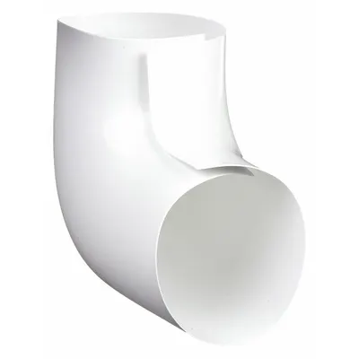 JOHNS MANVILLE Insulated Fitting Cover: PVC Jacket, For 90° Elbow Fitting, For 6 1/8 in Max OD - PVC Jacketing for Fitting Insulation