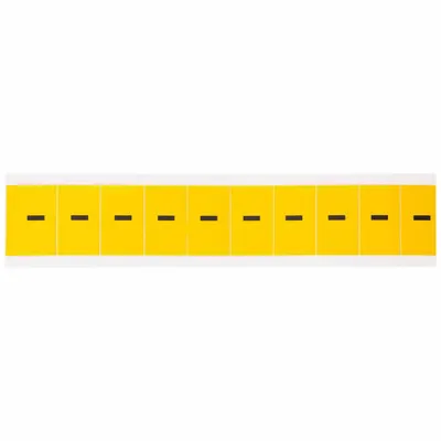 BRADY Punctuation Label: 1 in Character Ht, Indoor/Outdoor, Non-Reflective, Gothic - Permanent Letters & Numbers