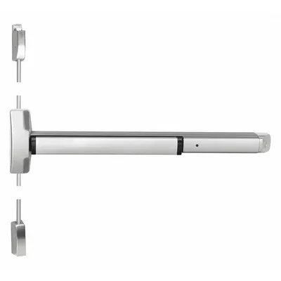 ASSA ABLOY ACCENTRA 6170F-36 x 630 Surface Vertical Rod Touchbar - Rim Push Bars