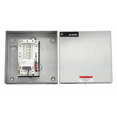 GE Lighting Magnetic Contactor: 2 Poles, 277V AC, 30 A, 2-Wire - Enclosed Mechanically Held Lighting Contactors