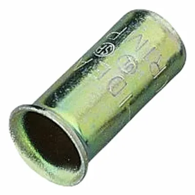 IDEAL Steel Crimp Connector: Steel, 18 AWG – 4 AWG Wire Size Range - Splice Cap Crimp Connectors & Insulators
