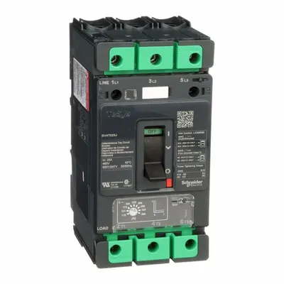 SCHNEIDER Motor Circuit Protector: 25 A Amps, Adj, Plug-In, 110 A Low Amp Trip Setting - Square D Motor Circuit Protectors