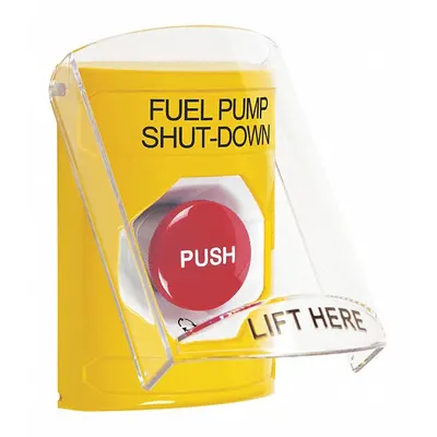 SAFETY TECHNOLOGY INTERNATIONAL Fuel Pump Shutdown Push Button - Emergency Push Buttons