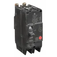 GE Molded Case Circuit Breaker: 40 A Amps, 14kA at 277/480V AC, Fixed, Lug, Any (MPN TEY240)