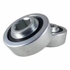 This general purpose conveyor roller bearing is designed for use with 3 in Schedule 40 pipe. It features a 3.01 in bearing outer diameter, a 3 in flange outside diameter, and a load rating of 3,200 lb. Suitable for material handling systems such as assembly lines and bulk transfer conveyors.
