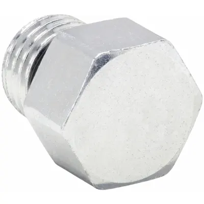 PARKER Plug: Plug, Steel, 3/8 in, Threaded - Hydraulic Threaded Extreme-Pressure Pipe Fittings