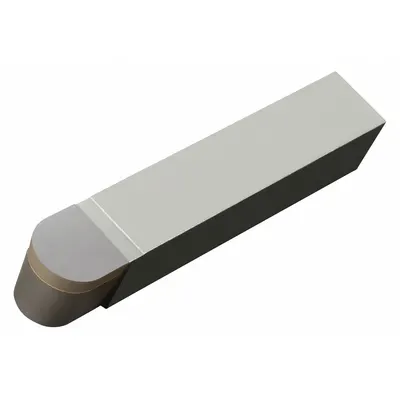 MICRO 100 Single-Point Tool Bit: FRT Tool Bit Style, 3/8 in Shank Wd, 3/8 in Shank Ht - Brazed-Tip Lathe Tool Bits