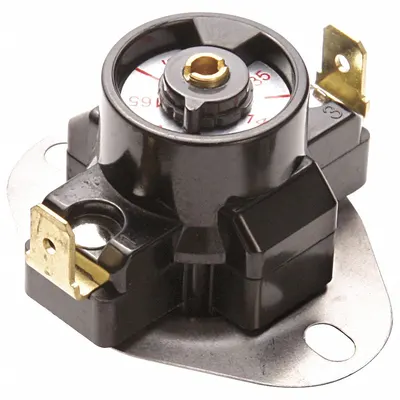 OEM Temperature Limit Controller: Open on Rise, SPST, 115°F_155°F Closing, 135°F_175°F Opening - Surface Mount Limit Controls