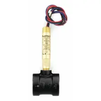 DWYER Liquid Flow Switch: Paddle, 1/2 in/1/4 in/2 in/3/8 in For Pipe Size, Brass, 1 1/2 in NPT, NPT (MPN V6EPB-B-D-5-MI)