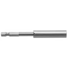 Impact-rated hex bit for driving standard slotted-head fasteners in imperial sizes (8F-10R bit industry size). Constructed from S2 steel with a hex drive configuration for secure engagement with impact drivers. Suitable for industrial assembly, automotive repair, and general maintenance tasks requiring impact-rated tooling.