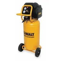 DEWALT Portable Air Compressor: Oil Free, 15 gal, Vertical, 1.6 hp, 5 cfm @ 90 psi, 120V AC, 15 A (MPN D55168)