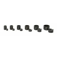 GREENLEE Knockout Punch Set: 10 ga Max Sheet Metal Capacity-Steel, (6) Dies/(6) Punches, Round (MPN 7236)