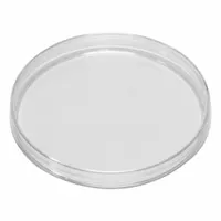 Petri Dish: 99.82 mm Dia, 9.91 mm Overall Ht, No Surface Treatment, Space Saver, Polystyrene, Clear (MPN 322767)