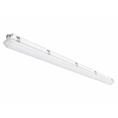 LED Surface Mount Fixture: 4 ft Lg, 3,600 lm, 4000K, 35 W, 120/277V AC, IP65 IP Rated - LED Linear Vapor-Tight Light Fixtures