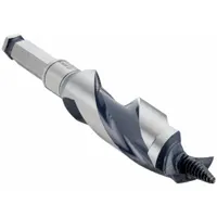 BOSCH Hybrid Drill Bit: 1 in Drill Bit Size, 7 1/2 in Overall Lg, Straight Shank, Carbon Steel (MPN NKST16)