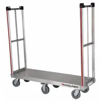 MAGLINER Platform Truck: 1,800 lb, 60 in L x 18 in W x 13 in H Deck, Rubber, 8 in Caster Dia, Smooth (MPN BDHK182)