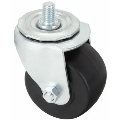 OEM Stem Caster: Swivel - Standard Threaded Stem Casters