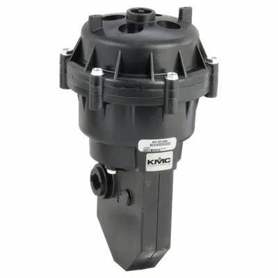 KMC CONTROLS Pneumatic Damper Actuator: Rotary, 5 psi to 10 psi Spring Range, Round Shaft Mounting - Rotary Actuators