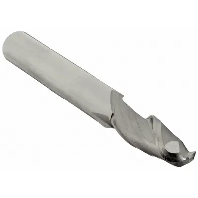 OEM Carbide Ball End Mill, 22 mm Dia, 2 Flute, 38 mm LOC, 102 mm OAL - General Purpose Carbide Ball End Mills