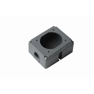 PASS & SEYMOUR Back Box: 60 A, 1.5 in, Dead End Hub, Straight - Back Boxes