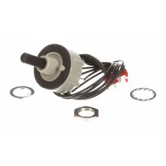 This selector switch assembly is a replacement part for HOBART food mixers, compatible with model HL1400. It controls speed and function selection, restoring proper operation in commercial kitchen environments.