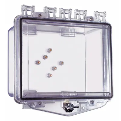 SAFETY TECHNOLOGY INTERNATIONAL STI-7511A Clear Polycarbonate - Covers for Alarms & Wall Fixtures