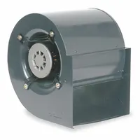 Blower with Motor: 9 3/8 in Wheel Dia, Direct Drive, 1/3 hp, 115V AC, 1 Ph, Open Dripproof