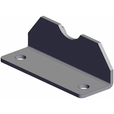 SMC Mounting Bracket: Flange/Foot Mount Type, Fits 80 mm Bore Dia, Stainless Steel - Foot Mounting Brackets