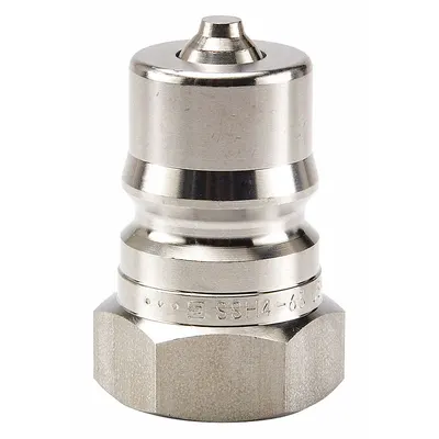 PARKER ISO B Series Hydraulic Quick-Connect Coupling Plug - ISO B Series Hydraulic Quick-Connect Coupling Plugs