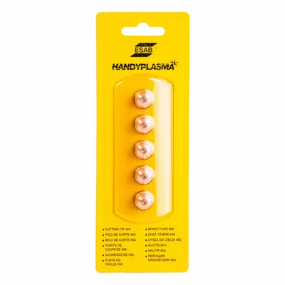 ESAB Plasma Cutting Tip for HandyPlasma 60A Torch, 45 A - Tips for ESAB Plasma Torches