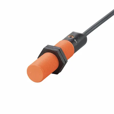 IFM Capacitive Cylindrical Proximity Sensor: 18 mm Dia., Non-Terminated Cable - Cylindrical Sensors with Non-Terminated Cables