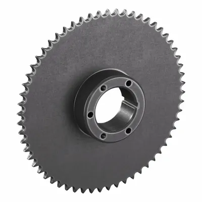 TSUBAKI Sprocket: For 50 Chain, 60 Teeth, 11.942 in Pitch Dia, 12.301 in Outside Dia - Size 50 Bushed-Bore Roller Chain Sprockets