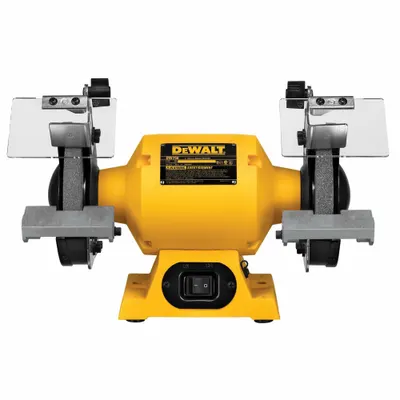 DEWALT Bench Grinder: Fixed Speed, 5/8 hp, 6 in Max Wheel Dia, 3,450 RPM - Fixed-Speed Bench Grinders