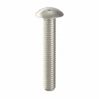 Tamper Resistant Screw: 5/16"-18 Thread Size, 2 in Lg, Stainless Steel, Plain, Truss, Spanner, 10 PK (MPN 6002120)