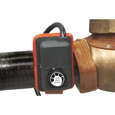 BRISKHEAT Heating Tape: 218°C Op Temp - Max, 10 ft Overall Lg, 1 in Overall Wd, 1/8 in Thick - Silicone Heating Tapes