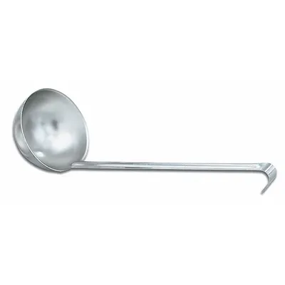 VOLLRATH Ladle: 8 oz Capacity, Stainless Steel, Silver, NSF Certified, 15 1/8 in Overall Lg - Ladles