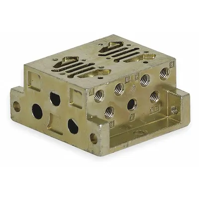NUMATICS Manifold Kit: #10-32 UNF, 0.3 Coefficient of Volume (Cv), 2 Ports - Numatics Mark 3 Manifolds & Bases