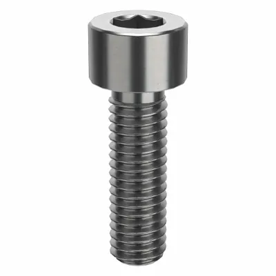 AMPG Socket Head Cap Screw: #10-32 Thread Size, 5/8 in Lg, Std, Plain, Stainless Steel - Inch System Standard Socket Head Cap Screws