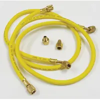 Flare adapter kit for connecting air brake or pneumatic systems with flare fittings in fleet and vehicle maintenance. Enables secure, leak-free connections during service or repair of commercial vehicles