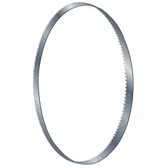 Stainless steel blade for compact band saws up to 30-9/16 inches. 14/18 variable tooth configuration for cutting solid stock. Blade width 1/2 in, thickness 0.02 in. Pack of 3.