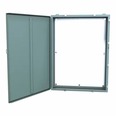 HAMMOND Electrical Enclosure: Steel, 48 in x 36 in x 8 in, NEMA 12/13/3R/4, w/Panel - Steel Washdown Enclosures