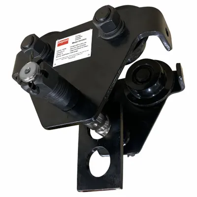 Dayton Trolley: Push, 4,000 lb Max Hoist Load Capacity - Push Trolleys for Hoists