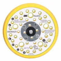 3M Hook-and-Loop Disc Backup Pad: 5 in Dia x 11/16 in T, 5/16"-24 Threaded-Shank, Multi-Hole (MPN 89925)