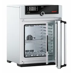 The MEMMERT IPP55 is a refrigerated incubator with forced air circulation, providing uniform temperature distribution. It has a 1.87 cu ft capacity and dimensions of 26 3/4 in x 23 in x 30 7/8 in. Digital control offers accuracy of +/-0.1°C. Suitable for controlled-temperature storage and incubation in laboratory and research settings.