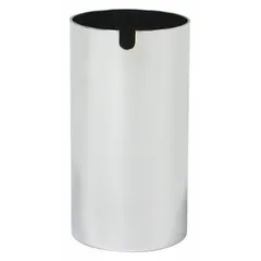 Metal trim sleeve for covering exposed piping on shower trims. Chrome finish. No handles included. Used as a finishing component in shower installations.