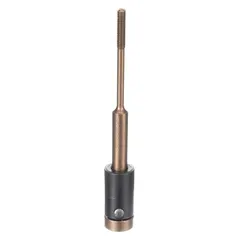 This steel pneumatic tool threaded mandrel is designed for installing helical inserts into coarse-thread holes. It is used in metalworking, automotive, and industrial repair applications to restore or reinforce threads.
