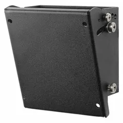 Steel full motion TV mount with powder-coated black finish. Supports screens up to 80 lb with 360° swivel and 15° down tilt. Includes mounting hardware. Suitable for commercial and residential flat-panel display installations.