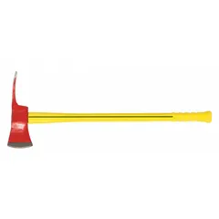 Pickhead axe with a 6 lb head and 36 in round fiberglass handle. Designed for chopping, splitting, and demolition tasks in construction, forestry, and industrial maintenance. No strap included.