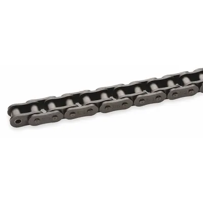 TSUBAKI Roller Chain: Single Strand, 80HRB, 1 in Pitch, Steel, 10 ft Overall Lg - Heavy Riveted Roller Chains